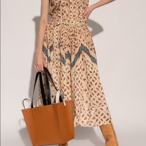 Ulla Johnson Alejandra printed pleated skirt